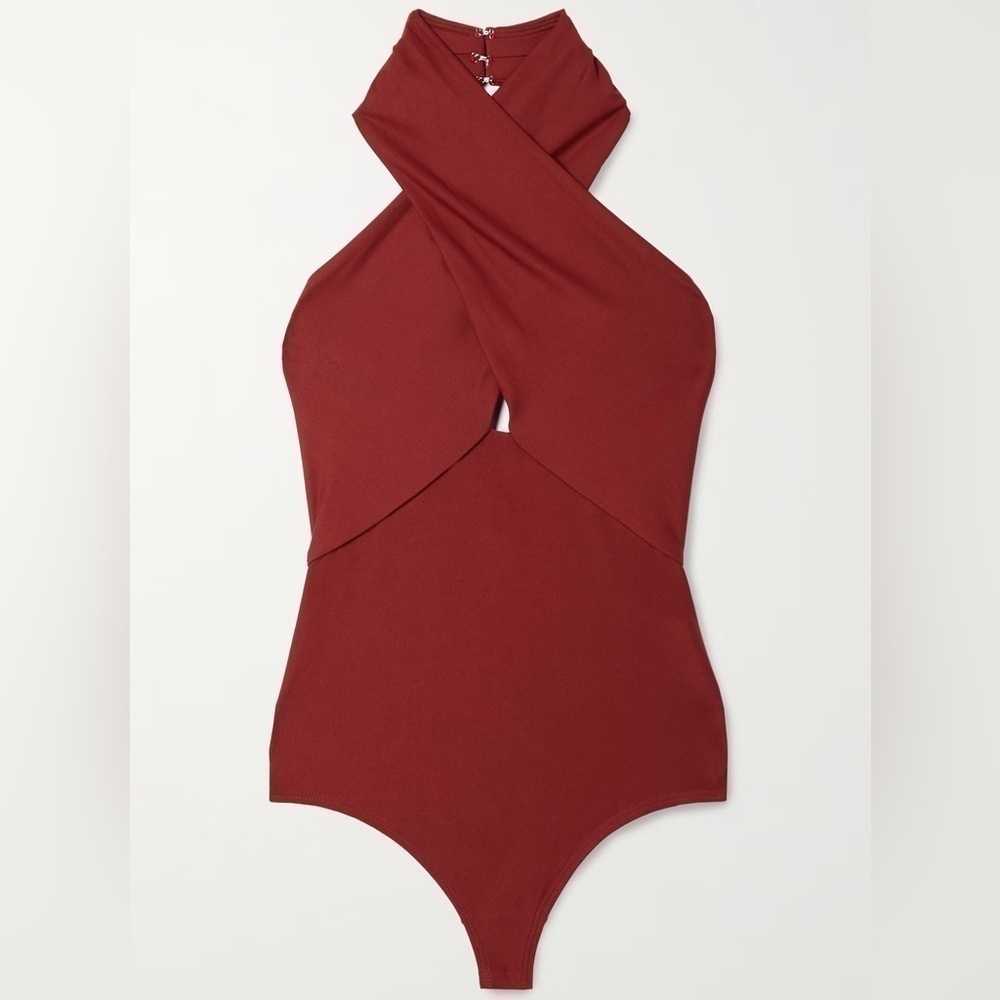 ALIX NYC Oliver Bodysuit in Crimson